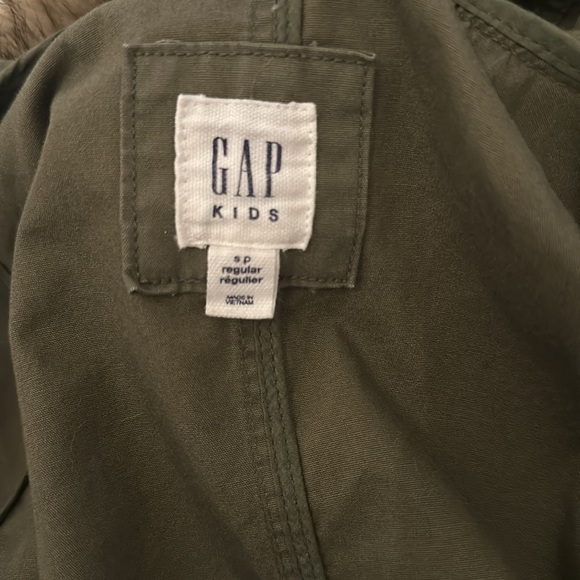 Gap Kids Canvas Jacket with Fur Vest - Picture 5 of 8